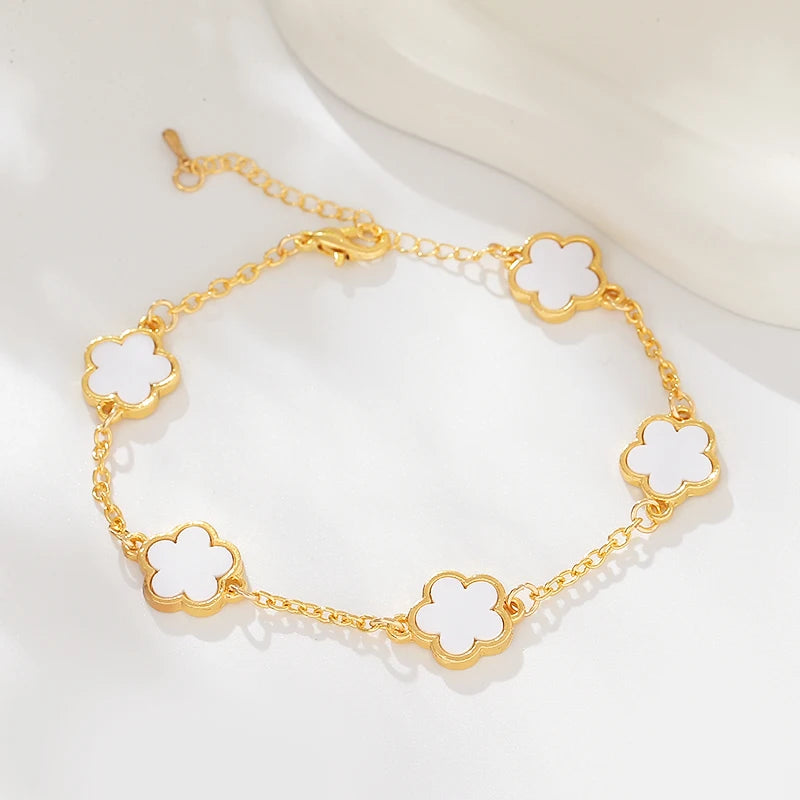 Five-Flower Luxury Adjustable Bracelet