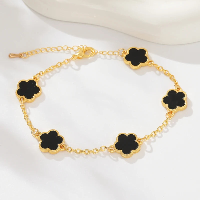 Five-Flower Luxury Adjustable Bracelet