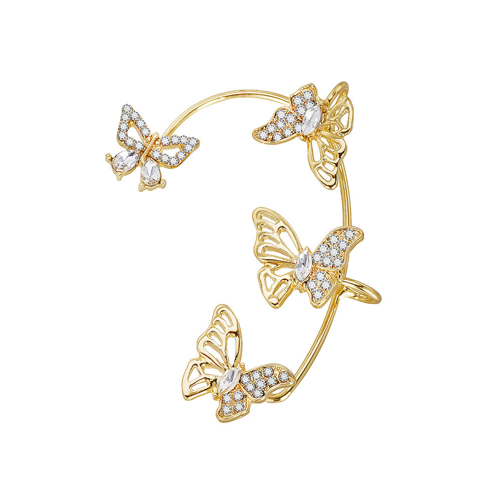 Elegant Butterfly Ear Cuffs
