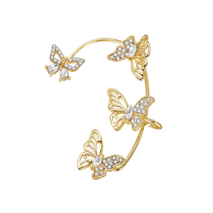 Elegant Butterfly Ear Cuffs