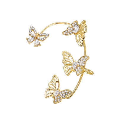 Elegant Butterfly Ear Cuffs