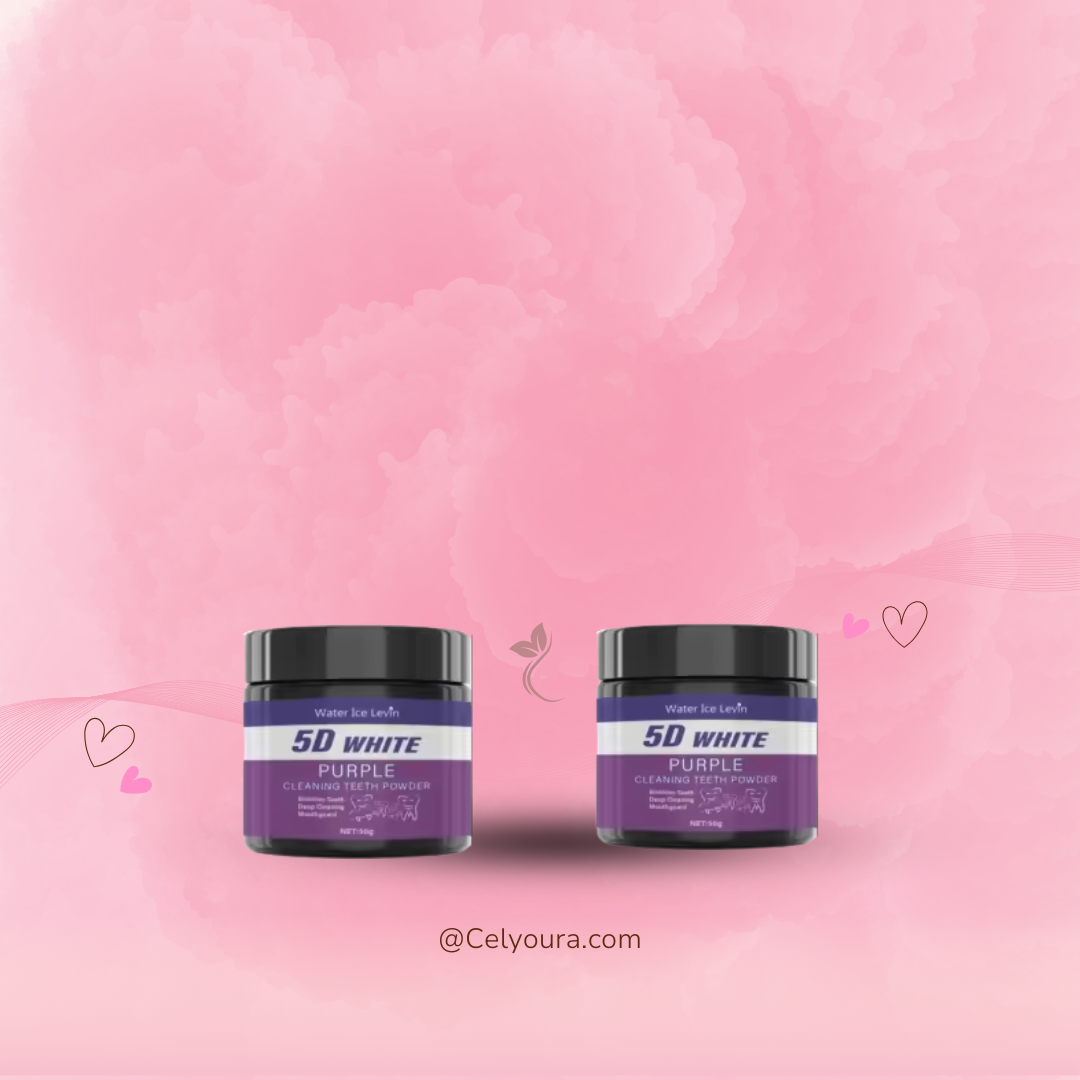 Purple Teeth Cleaning Powder