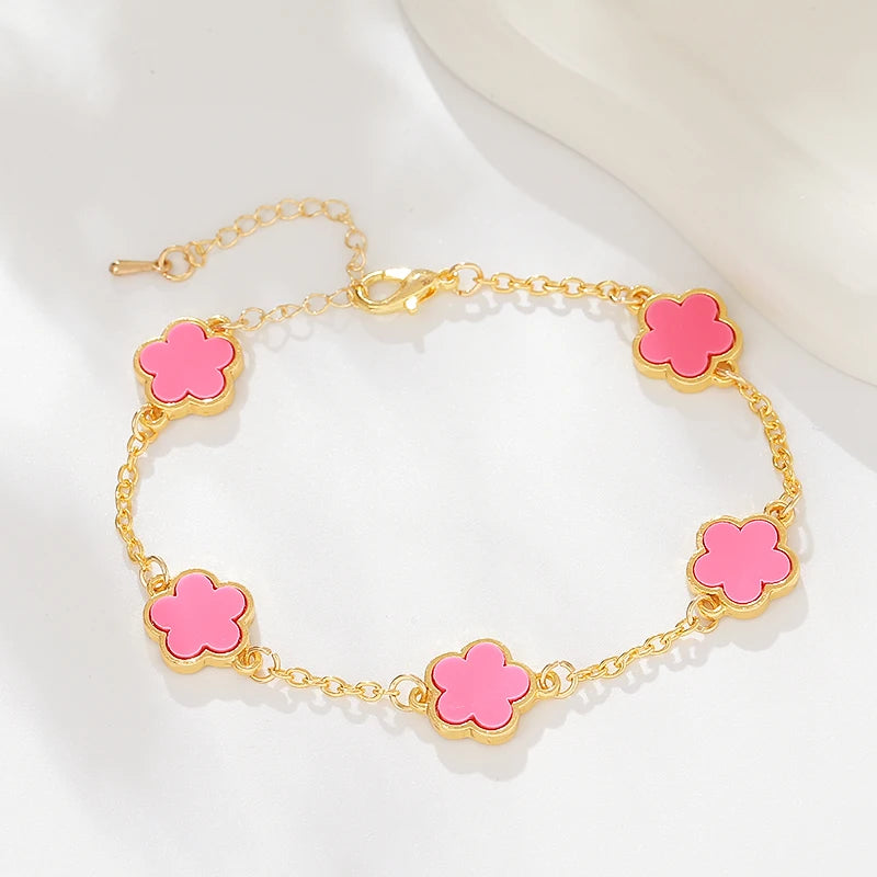 Five-Flower Luxury Adjustable Bracelet