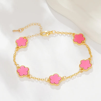 Five-Flower Luxury Adjustable Bracelet