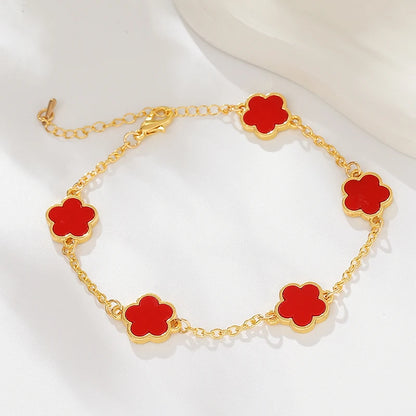 Five-Flower Luxury Adjustable Bracelet