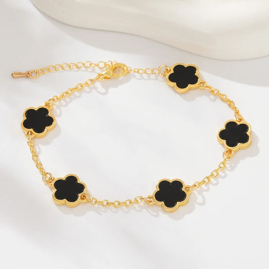 Five-Flower Luxury Adjustable Bracelet