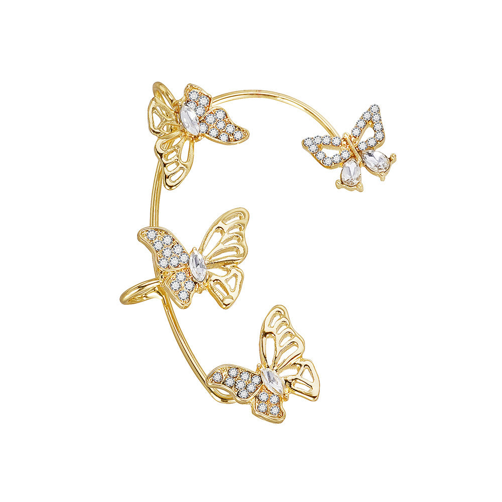 Elegant Butterfly Ear Cuffs