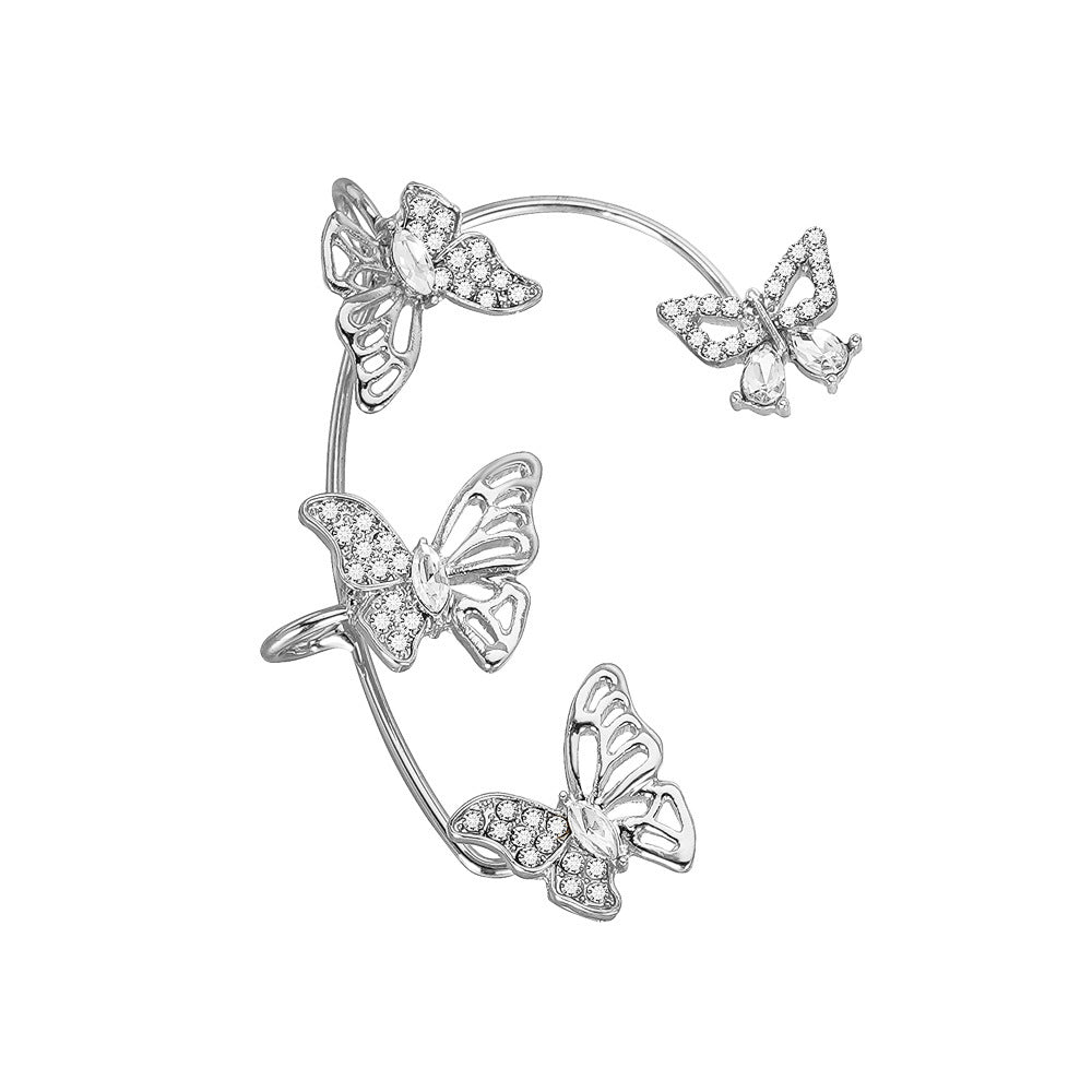 Elegant Butterfly Ear Cuffs